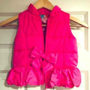 Lilly Pulitzer little girls puffer vest
